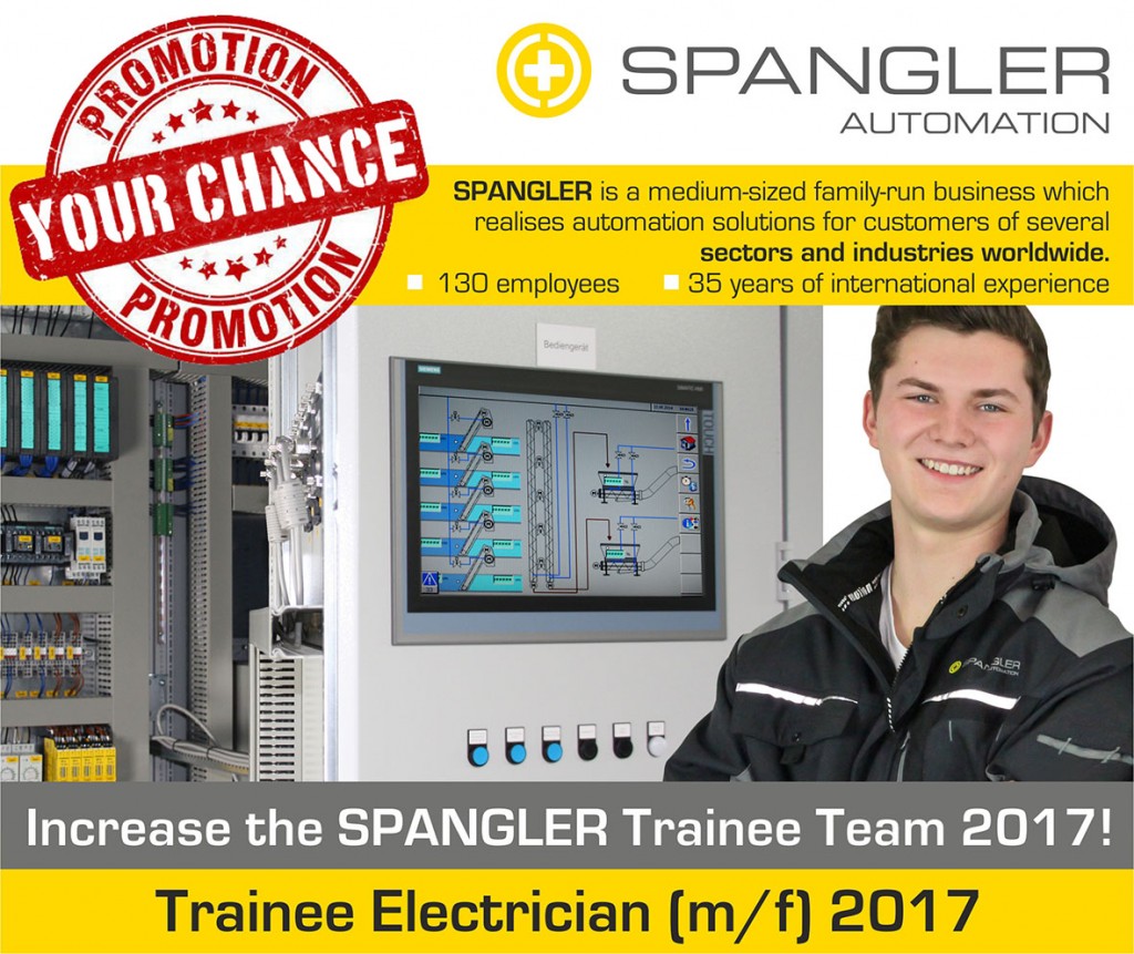 Trainee Electrician 2017 SPANGLER