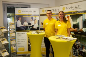 Information stand about the apprenticeship at SPANGLER GMBH